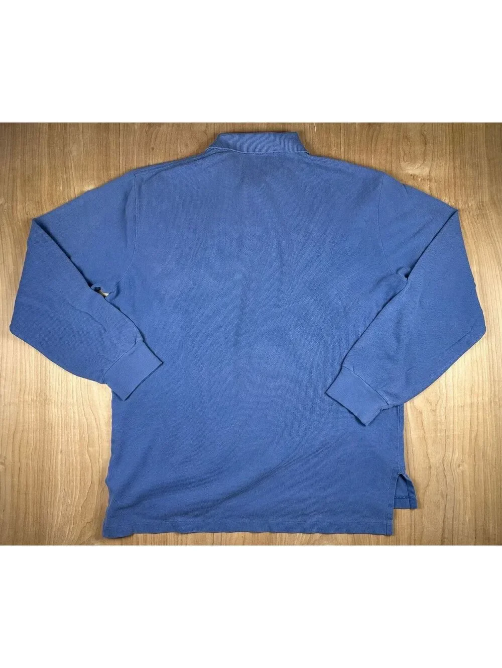 Vintage 90s Polo Ralph Lauren polo shirt large long sleeve 100% cotton preppy